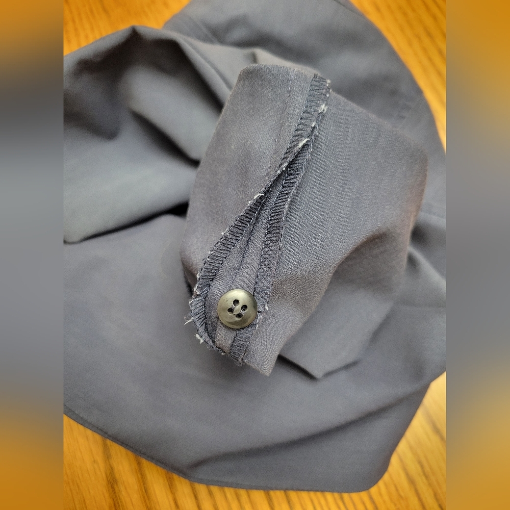 M.M. LaFleur Foster Cigarette Dress Pant in Monsoon (Blue-Gray) Size 0P Trouser - Picture 8 of 13